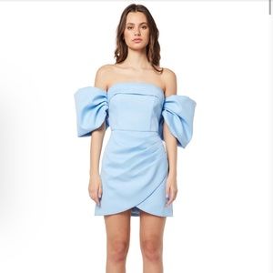 Eliatt Pallidium Mini Dress Sky Blue Small